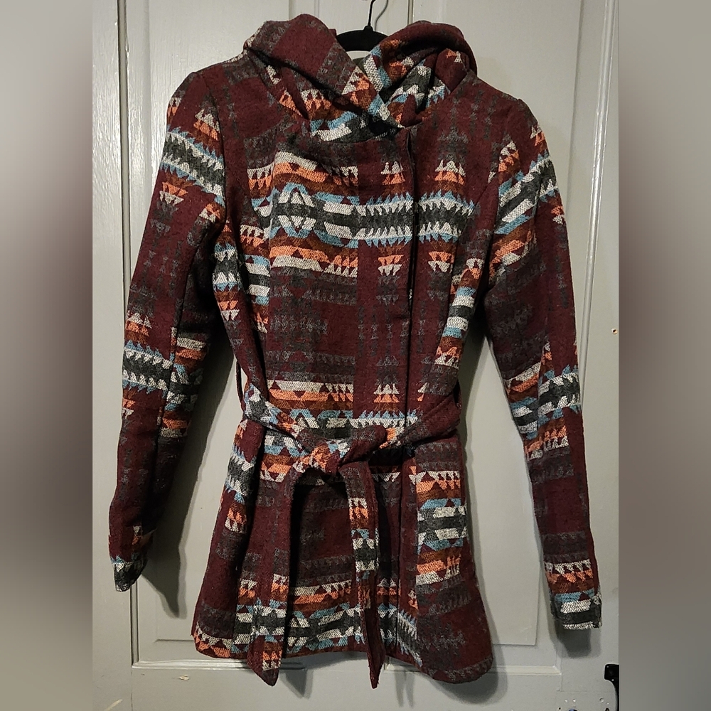 Mossimo Supply Co. Multicolor Patterned Coat - image 2